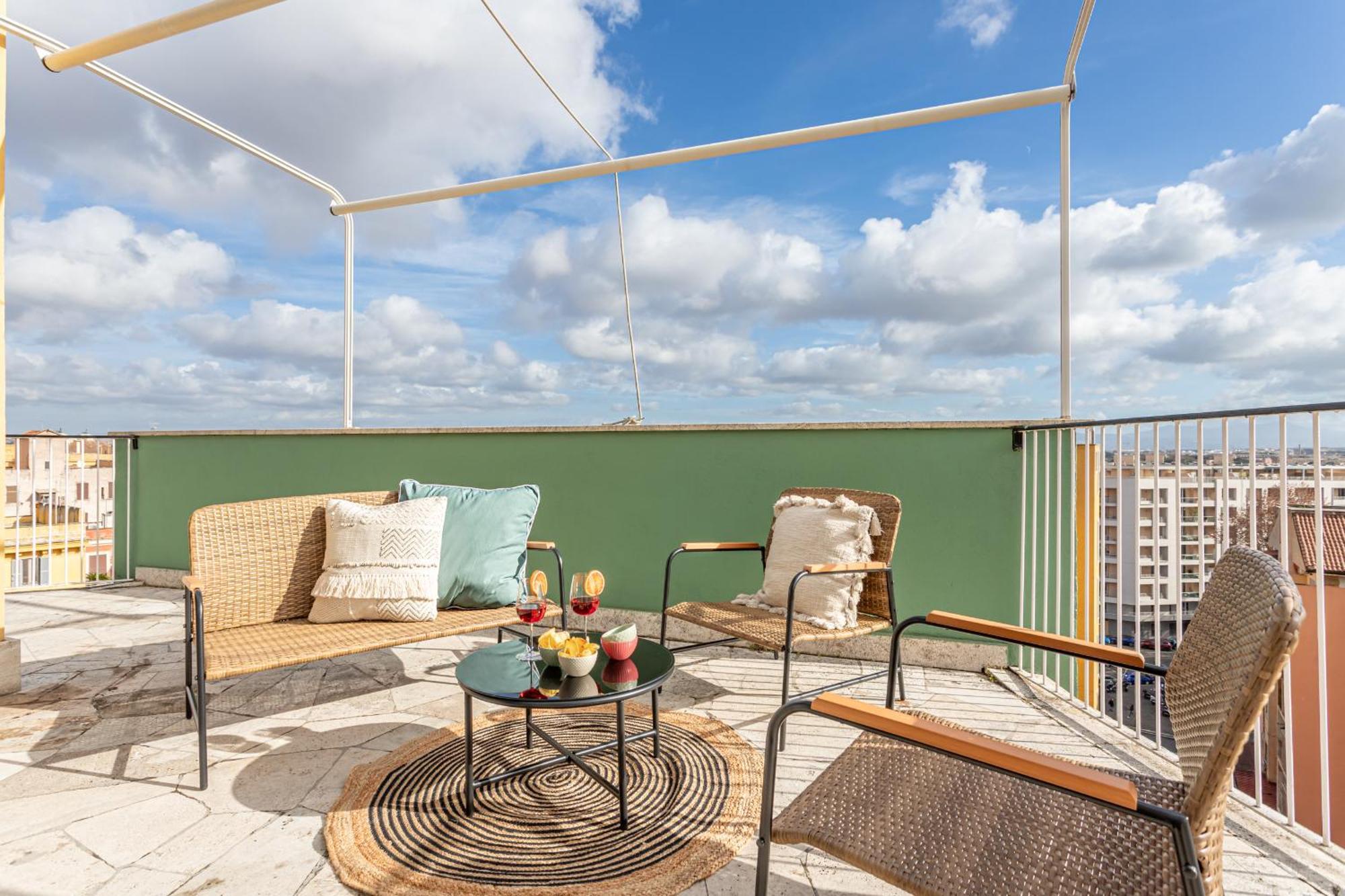 Viola Penthouse With Rome Panoramic View Διαμέρισμα Εξωτερικό φωτογραφία